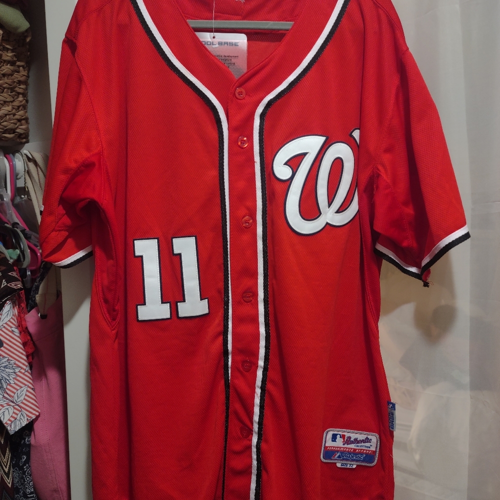 **JSA** Certified Washington Nationals Ryan Zimmerman signed Jersey